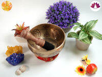 Tibetan Handmade Singing Bowl ชามร้องเพลงมาจากทิเบต ขนาด13 ซม. น้ำหนัก444กรัม ชามทำสมาธิแฮนด์เมด