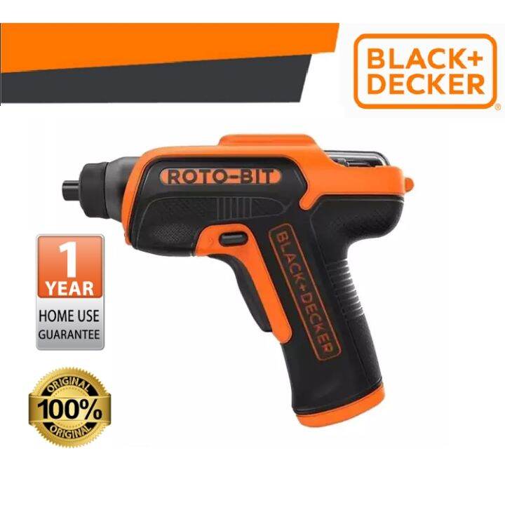 Black Decker 3.6V Lithium-Ion Roto-Bit Cordless Screwdriver