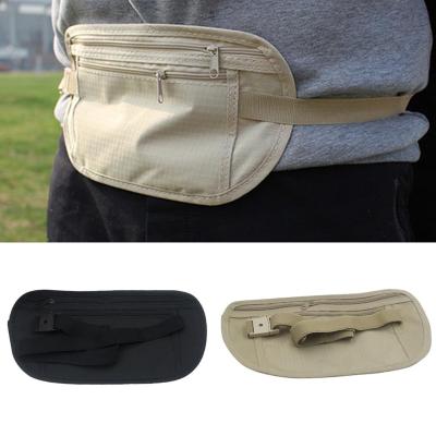 Outdoor Sport Waterproof Waist Belt Bag Travel Anti-theft Invisible Phone Passports Cash Pouch Funny Pack Money Bag Wallet Gifts Running Belt