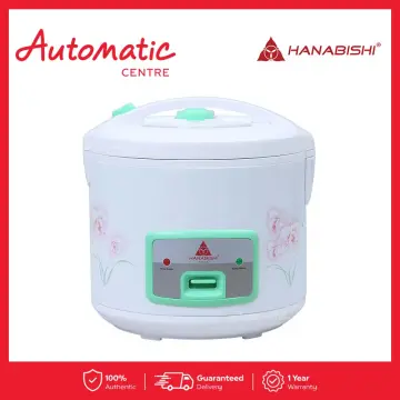 Hanabishi Rice Cooker HHRCCERC in 3 capacities (1.5 Liter, 1.8