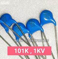 (10ตัว) 101K , 101 , 100PF 1KV 1000V Ceramic Capacitor TDK