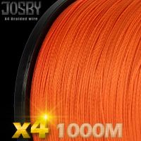 [HOT LIAXLLWISAAZH 534] PE Multifilament สายการประมงถัก1000เมตร4เส้นปลาคาร์พสายการประมง6 8 10 15 20 30 35 40 50 60 70 80ปอนด์ด้ายทอ JOSBY