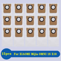 ถุงเก็บฝุ่นสำหรับ Xiaomi Mijia Omni 1S Xiaomi Mijia Omni X10เครื่องดูดฝุ่นหุ่นยนต์อุปกรณ์เสริมถุงขยะอะไหล่