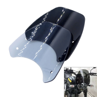 1 Set Motorcycle ABS Windscreen Windshield for DUCATI SCRAMBLER 2016+ Motorcycle Wind Deflector Decoration Protection