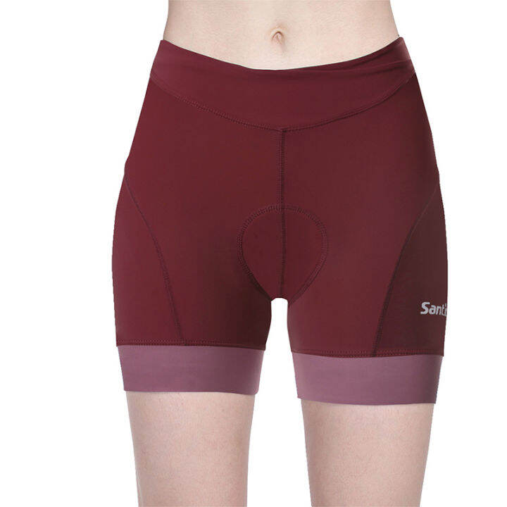 santic-cycling-shorts-women-padding-powerband-shockproof-exercise-bike-shorts-5-hours-women-road-bicycle-shorts-ks6009-gnb