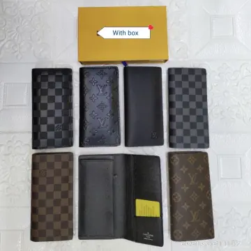 L#62665 High End Men's Long Wallet One Fold (WITH BOX)