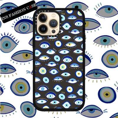 ABSTRACT EYE Black Color Transparent iPhone Case For iPhone 14 13 12 11 Pro Max IX XS MAX XR 6 6s 7 8 Plus Case Shockproof Bumper Soft Cover