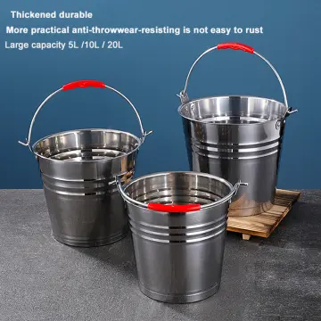 Ice Bucket With Lid, Ice Bucket, Multi-function Stainless Steel