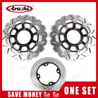 Hans1 1 Set CBR600RR 2003 - 2015 Front Brake Disks Rear Disc Rotors CBR600 600 600RR 2004 2005 2006 2007