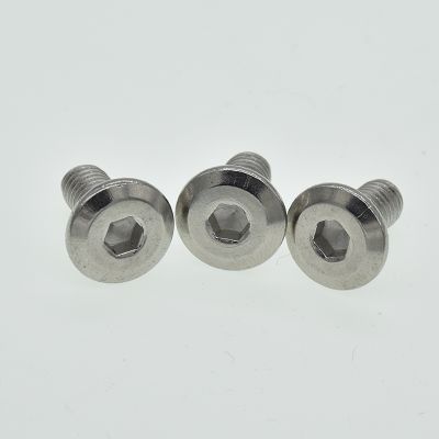 {Haotao Hardware} 10/5PCS M8x M6 (12/16/20/25/30/35) 304สแตนเลสหัวแบนพร้อมสกรูหัวหกเหลี่ยม/สลักเกลียวเฟอร์นิเจอร์