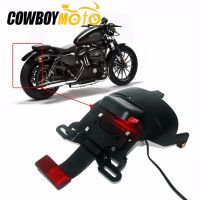 ☄♟ Motorcycle Accessories Rear Fender Mount License Plate LED Tail Light For Harley Sportster XL 883 1200 XL883 XL1200 2004-later