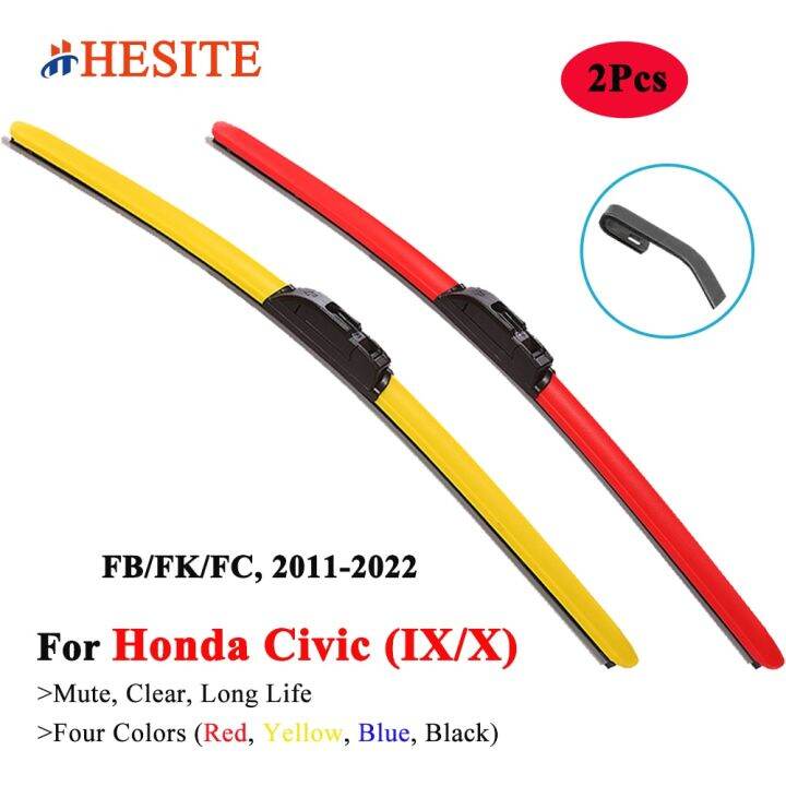 HESITE color wiper for Honda Civic FB FC FK 2011 2012 2013 2014 2016