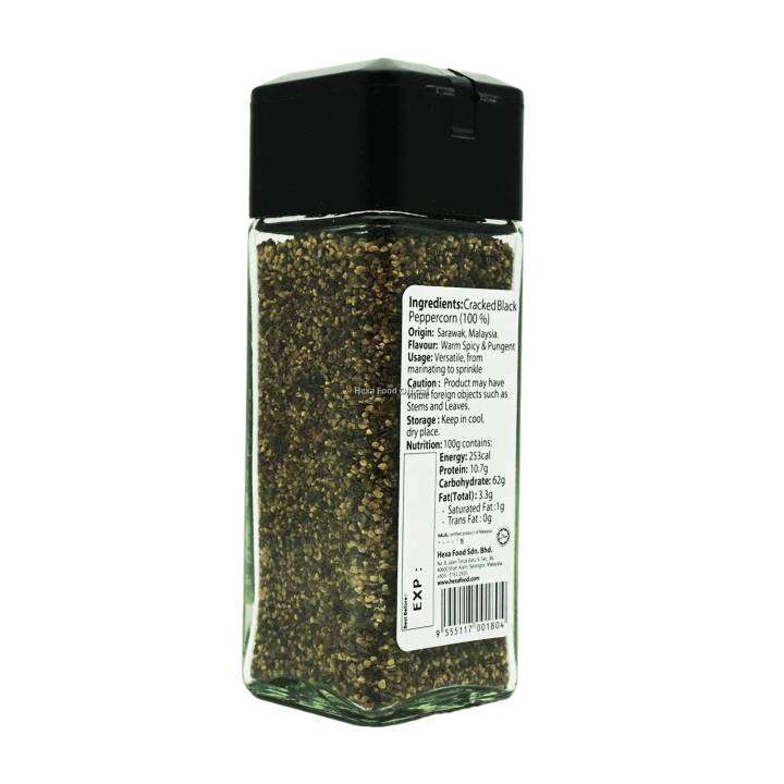 Hexa Coarse Black Pepper 45g (jar) 