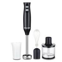 HAEGER 4 In 1 High Power Immersion Hand Stick Blender Mixer ประกอบด้วย Chopper และ Smoothie Cup ใบมีดน้ำแข็งสแตนเลส EU Plug