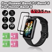 【CW】 Soft Screen Protector For Huawei Band 7 6 Honor Glass Replacement 3D Curved Full Protective Film Cover Smartwatch