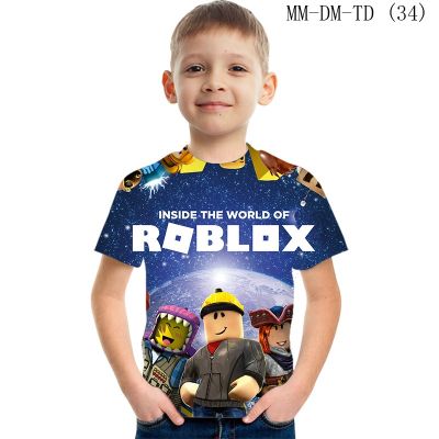 Starry Sky Printed Game Childrens T-shirt Boy Fashion Childrens Clothing