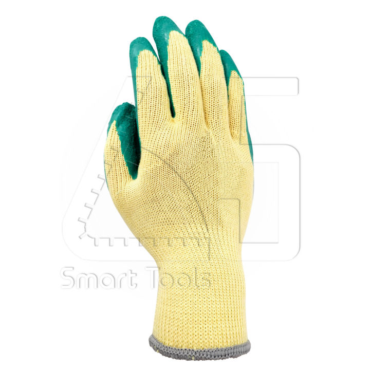 inntech-ถุงมือเคลือบยาง-latex-แบบหนา-1-คู่-สีเหลือง-เขียว-ถุงมือจับชิ้นงาน-ช่วยให้ยึดติดไม่หลุดมือ-ถุงมือผ้าเคลือบยาง-ถุงมือผ้า-เคลือบยาง-ถุงมือช่าง-ถุงมือก่อสร้าง-ถุงมือทำงาน-ถุงมือทำสวน-ถุงมือ