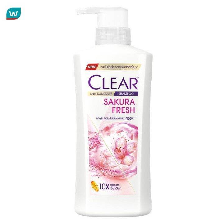 Clear เคลียร์ แชมพู แอนตี้แดนดรัฟ ซากุระ เฟรช 400 มล. | Lazada.co.th