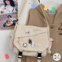 Canvas Shoulder Bags Large Capacity Crossbody Bag Male Harajuku Retro Messenger Bag Girls Student Book Bags Handbags Women Bags