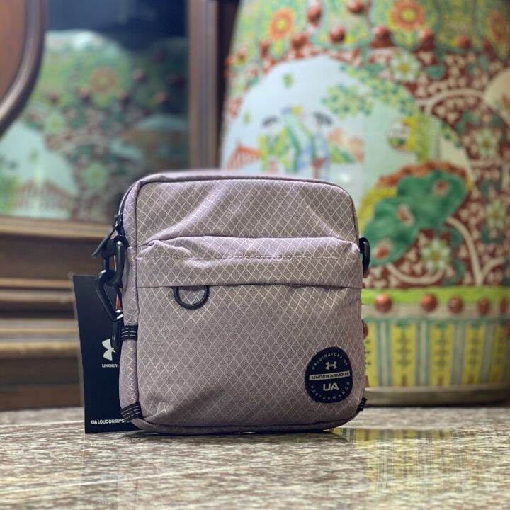 Under Armour Loudon Ripstop Crossbody Bag ‘RoseGold’ Lazada.co.th
