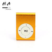 เครื่องเล่น Mp3ขนาดเล็กประเภทคลิปกีฬาลำโพงสเตอริโอดนตรีหูฟัง Usb สายชาร์จ3.5มม. รองรับการ์ด Tf