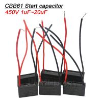 CBB61 Start Capacitor 450V 0.8/1/1.5/1.8/2/2.5/3/4/5/6/7/8/10/12/15/18/20UF PUMUDDSY Fan Ceiling Exhaust Motor Run Capacitor CBB