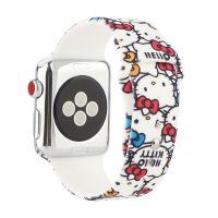 【Dla zegarka Apple Watch Strap】Soft silikon dla Apple zegarek pasek na iWatch serii 7/ 6/se/5/4/3/2/1 Cartoon Watch Band moda