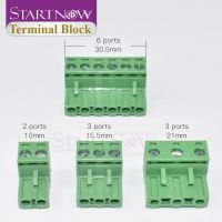 Terminal Block Splice 2/3/6 Pins Right Angle Green Terminal Plug Electric Cable Wire Splicer Pluggable PCB Screw Connector