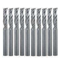 10Pcs 4x17mm Single Flute Bit Carbide End Mill CNC Router End Mills สําหรับการกัดเครื่องตัดไม้