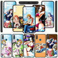 อ่อนนุ่ม ซิลิโคน ปก I177 ECY12 Anime Cartoon Luffy  Nami Nico Robin One Piece เคสโทรศัพท์ หรับ iPhone 14  13 12 11 Pro XS Max X XR 6 7 8 6S Plus 6Plus 14+ 7+ 8+ 6S+ + 14Pro 7Plus 8Plus ProMax Phone Casing