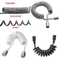 1.5m/2m Plastic Water Toilet Bidet Sprayer Flexible Spring Shower head Hose tube Telephone Line soft Hoses bathroom Accessories