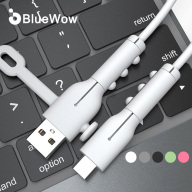 For USB to Type-C BlueWow Bộ Dây Bảo Vệ Bộ Sạc Sắp Xếp Dây Cáp Quản Lý Dây thumbnail