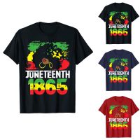 Juneteenth เสื้อยืด1865สำหรับผู้หญิง,เสื้อยืดแขนสั้นลำลองสำหรับฉลองฤดูร้อนเสื้อเสื้อกราฟิกตัวอักษรทรงหลวมเสื้อแฟชั่นเสื้อผู้หญิงมีแขนเสื้อแพ็คเทคโนโลยี