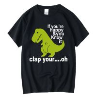 XIN YI Mens T-shirt Top Quality 100% cotton Funny dinosaur design printing o-neck t shirt for men cool t-shirt male tee shirts