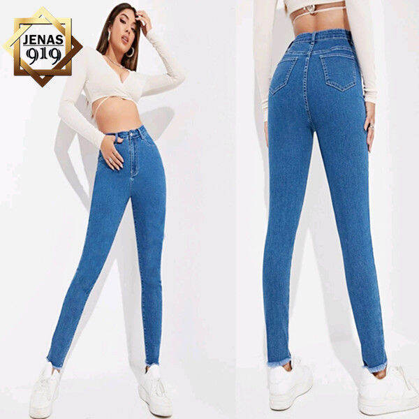 Jenas 919 New High Waist Korean Jeans Skinny And Strechable For Womens Cod Lazada Ph 1714