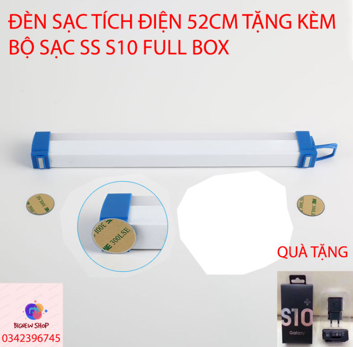 Bóng Đèn Led T5 Dùng Pin Sạc Dài 52Cm 3 Chế Độ Sáng . Đèn Siêu Sáng Sử Dụng  Siêu Lâu | Lazada.Vn