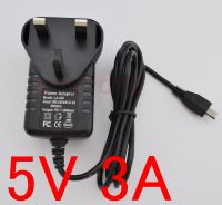 1PCS New 5V 3A AC 100V-240V High quality DC 3000mA Micro USB Charger for Tablet PC Power Adapter Supply UK plug