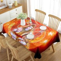 Morris8 Hindu Shiva Tablecloth India Festival Decoration Party Supply Decor Kitchen Dining Room and Parties Indoor Table Cloth