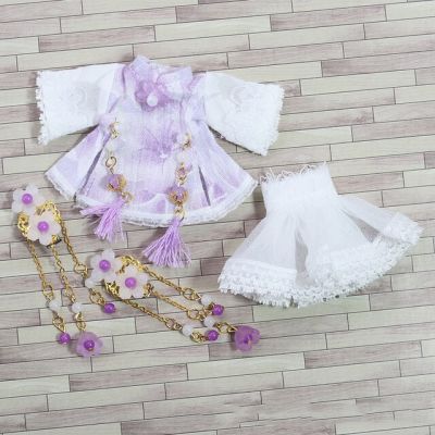 Houziwa Gsc 1/12ตุ๊กตา Bjd ชุด Hanfu Ob11เสื้อผ้าตุ๊กตา