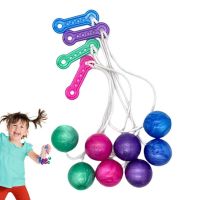 Cosetteme Pro-Clackers Ball Clack Children Toys Shake Impact Tek-Tek Latto Toy Lights With Snap Gifts