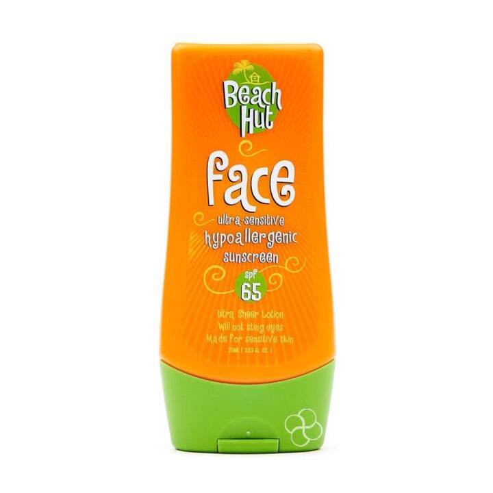 Beach Hut Face Hypoallergenic Sunscreen 65 Spf 75mL Lazada PH