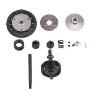 Steel Transmission Gearbox Gear Set with Motor Gear for Axial Wraith 1/10 RC Crawler Car Center Upgrade Parts