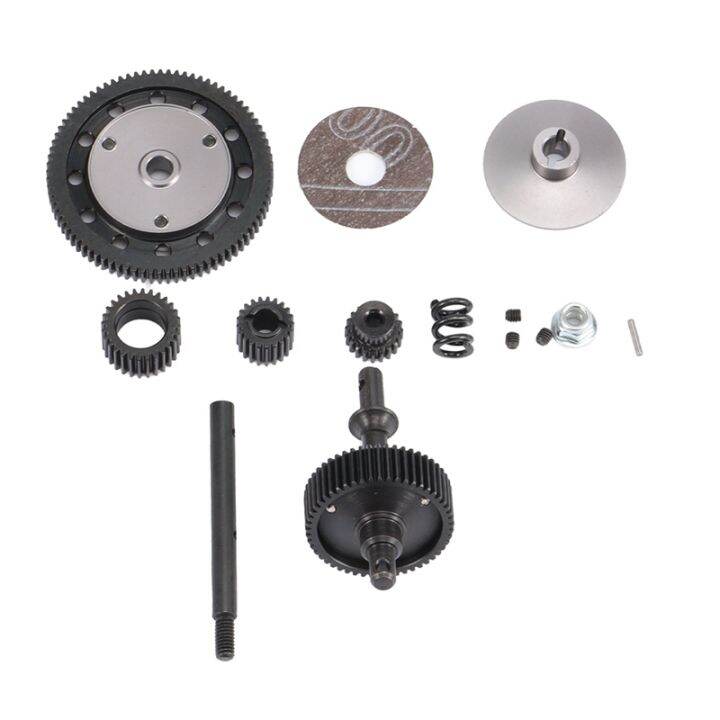 Steel Transmission Gearbox Gear Set with Motor Gear for Axial Wraith 1/