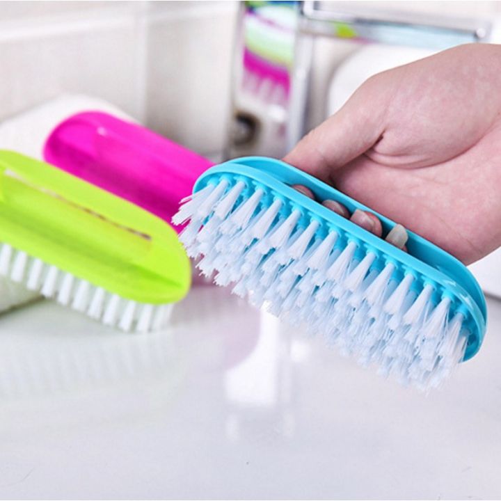 Hard Bristles Plastic Laundry Brush Household Cleaning Scrub