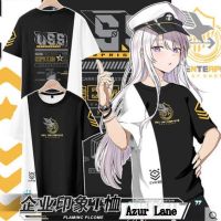 （ใหม่）เกม Azur Lane 3D เสื้อยืดผู้หญิงผู้ชายชายหญิงฮาราจูกุแขนสั้นตลกเสื้อยืดกราฟิกประเดิมอะนิเมะเสื้อผ้าเครื่องแต่งกายคอสเพลย์