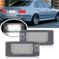 2x Led License Number Plate Light For BMW E60 E39 E82 E90 E92 E93 M3 E70 E71 X5 X6 E60 E61 F10 F11 F22 F25 F30 F31 F32  M5 E88 Bulbs  LEDs HIDs