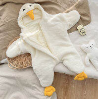 Sleepsuits ฤดูหนาว เสื้อผ้าเด็ก Jumpsuits เด็ก Jumpsuits เสื้อผ้าฤดูหนาว Newborn Thicken Out ผ้าฝ้าย Great Goose Super Meng Winter