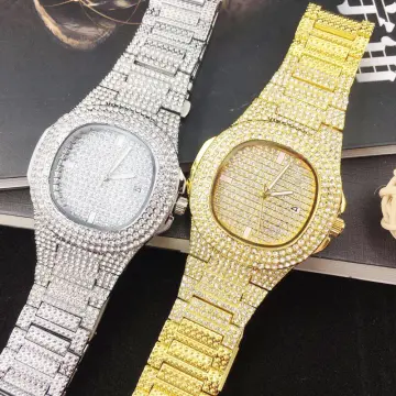 Mens iced sale out watches cheap