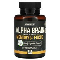 พร้อมส่ง!! Onnit Alpha Brain, Memory &amp; Focus, 30 Capsules.