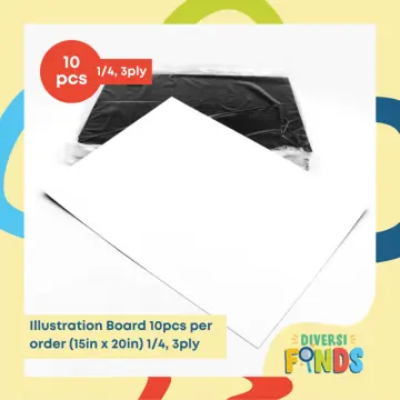 Illustration Board (Unbranded) 1/8 size (10x15 inch) - Supplies 24